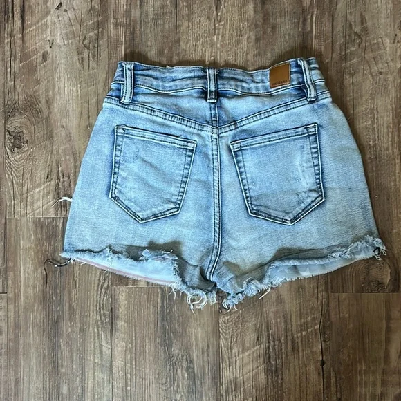 YMI - Distressed Denim Shorts - Picture 2 of 5